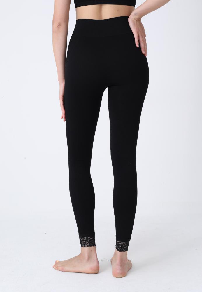 Colant Dama Modelator Lung Cu Dantela,Culoare Negru ,Engros